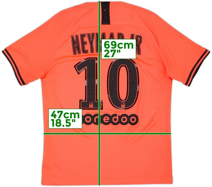 2019-20 Paris Saint-Germain Away Shirt Neymar Jr #10 - 9/10 - (M)