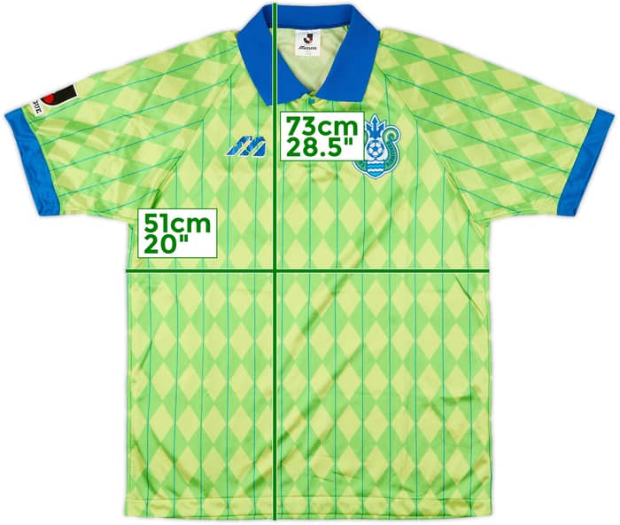 1993-95 Bellmare Hiratsuka Home Shirt - 6/10 - (M)