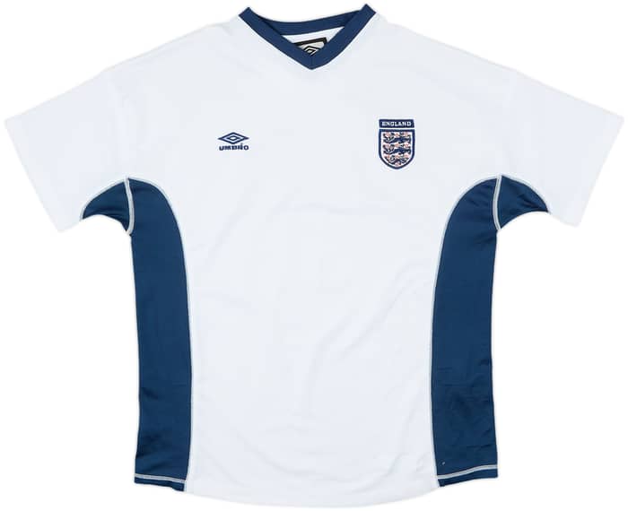2000-02 England Umbro Training Shirt - 7/10 - (M)
