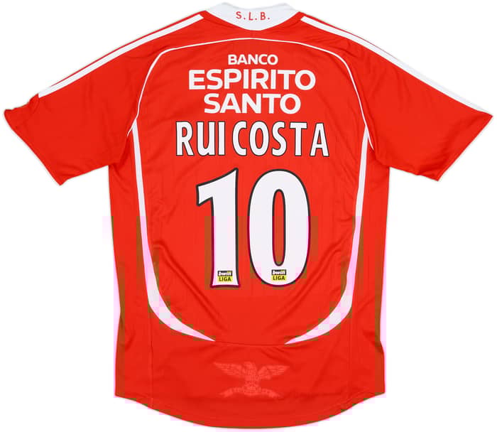 2006-07 Benfica Home Shirt Rui Costa #10 - 8/10 - (S)