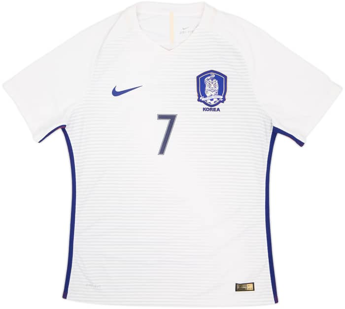 2016-17 South Korea Player Issue Away Shirt Son Heungmin #7 - 9/10 - (XXL)