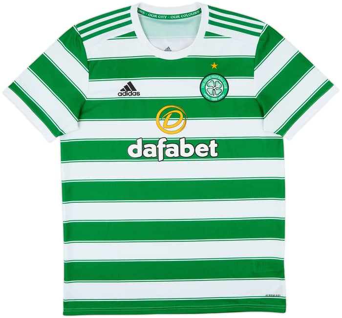 2021-22 Celtic Home Shirt - 8/10 - (L)