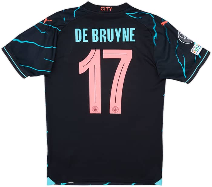 2023-24 Manchester City Third Shirt De Bruyne #17 - 8/10 - (S)