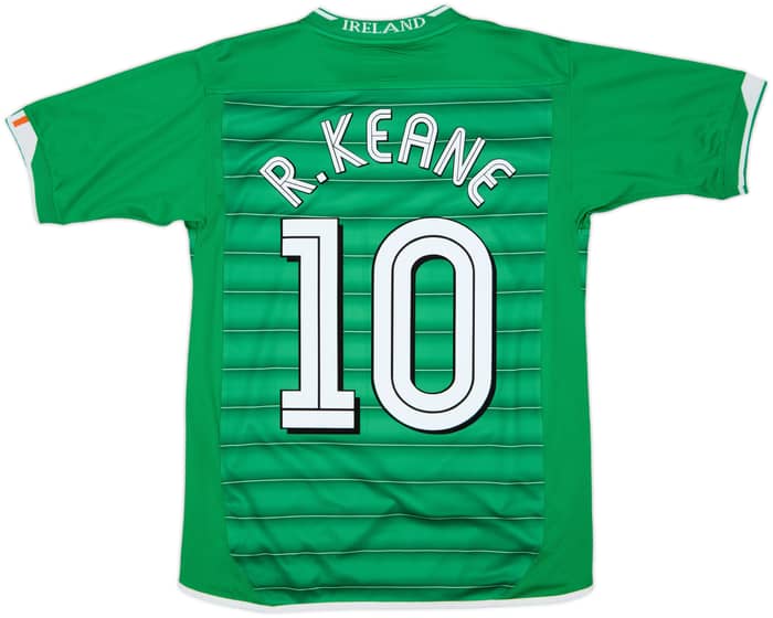 2003-04 Ireland Home Shirt R.Keane #10 - 6/10 - (XL.Boys)