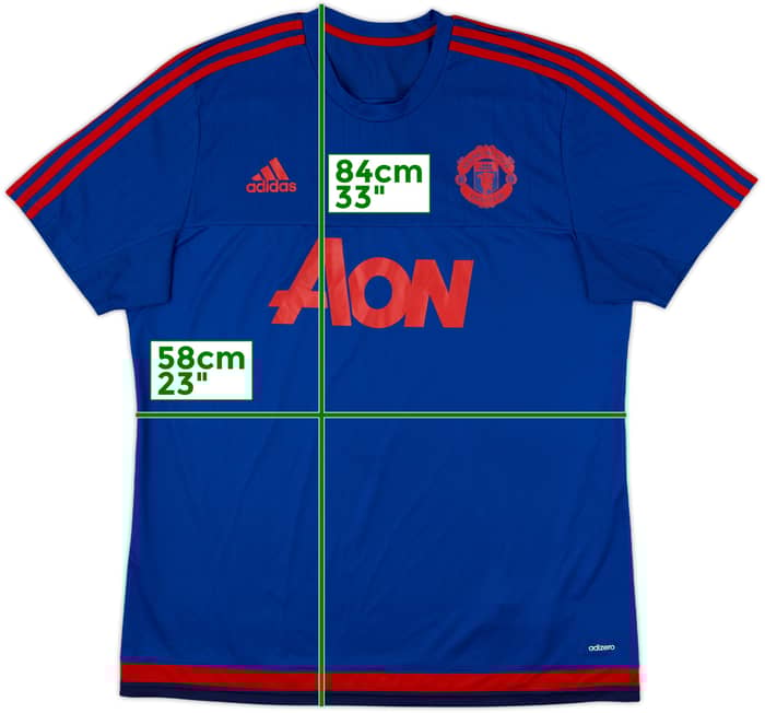 2015-16 Manchester United adidas Training Shirt - 6/10 - (XL)