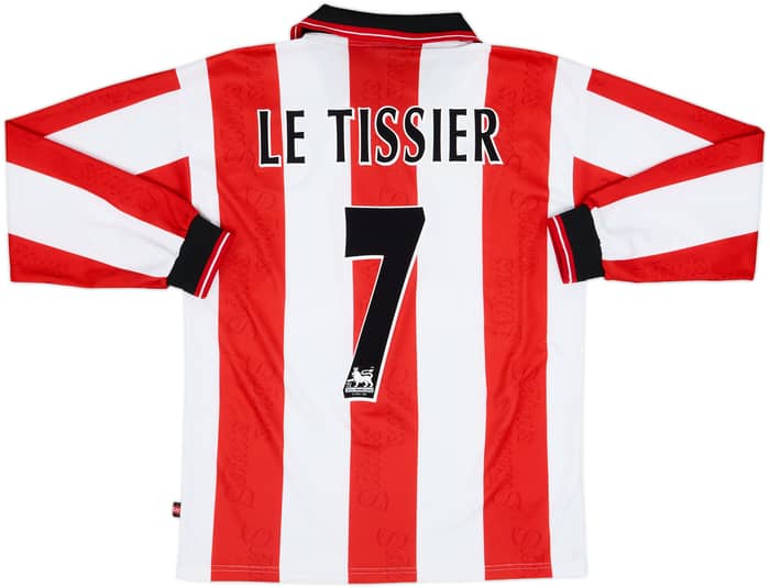 1997-99 Southampton Home L/S Shirt Le Tissier #7 - 8/10 - (S)