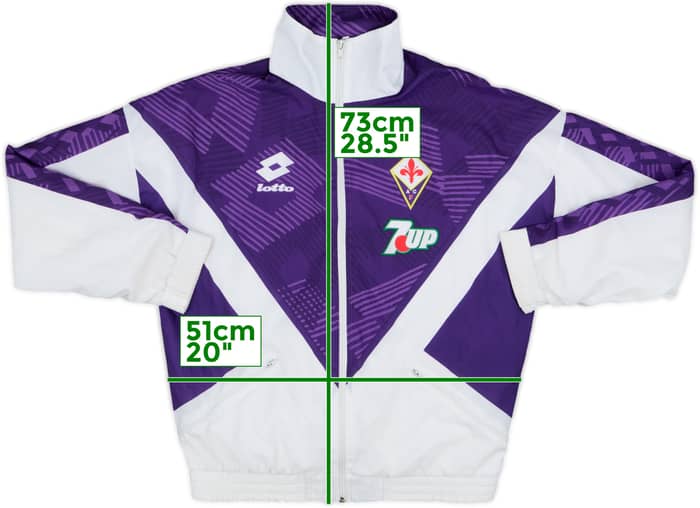 1992-93 Fiorentina Lotto Track Jacket - 8/10 - (XL)