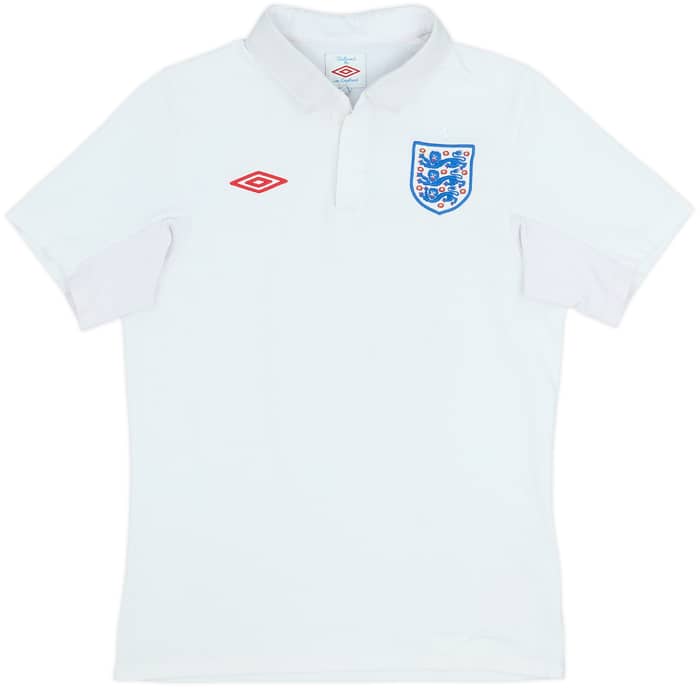 Camiseta de local de Inglaterra 2009-10 Gerrard #4 - 7/10 - (M. Niños)