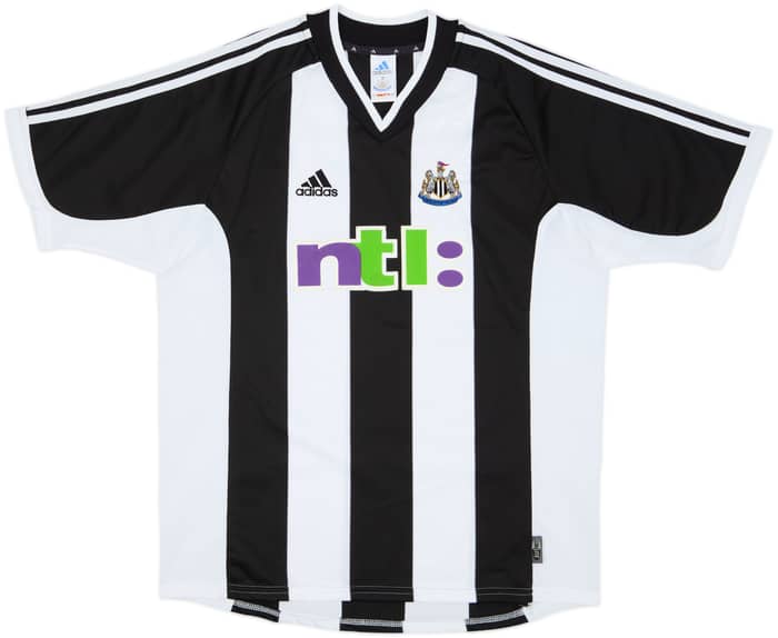 2001-03 Newcastle Home Shirt Shearer #9 - 8/10 - (L)