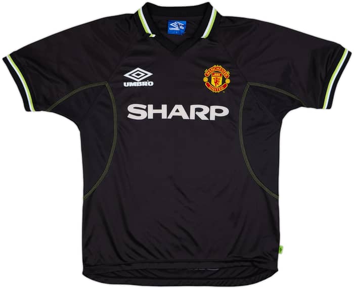 1998-99 Manchester United Third Shirt Scholes #18 - 8/10 - (L)