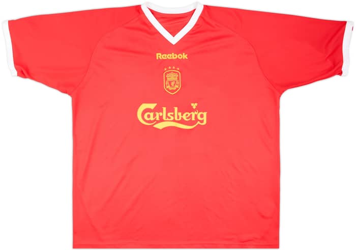 2001-03 Liverpool CL Shirt Gerrard #17 - 6/10 - (XXL)
