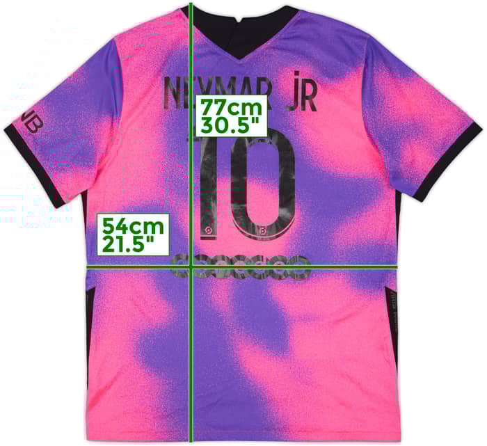 2020-21 Paris Saint-Germain Fourth Shirt Neymar Jr #10 - 8/10 - (L)