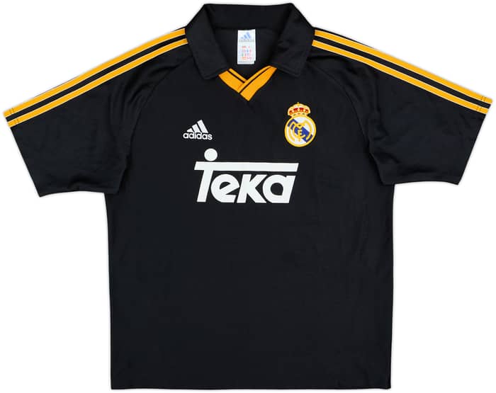 1999-01 Real Madrid Away Shirt R.Carlos #3 - 9/10 - (Y)
