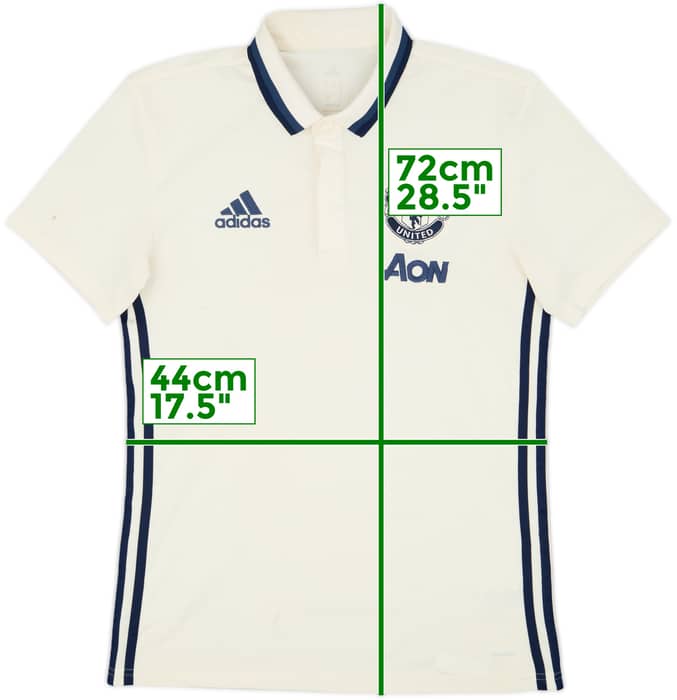 2016-17 Manchester United adidas Polo Shirt - 5/10 - (S)