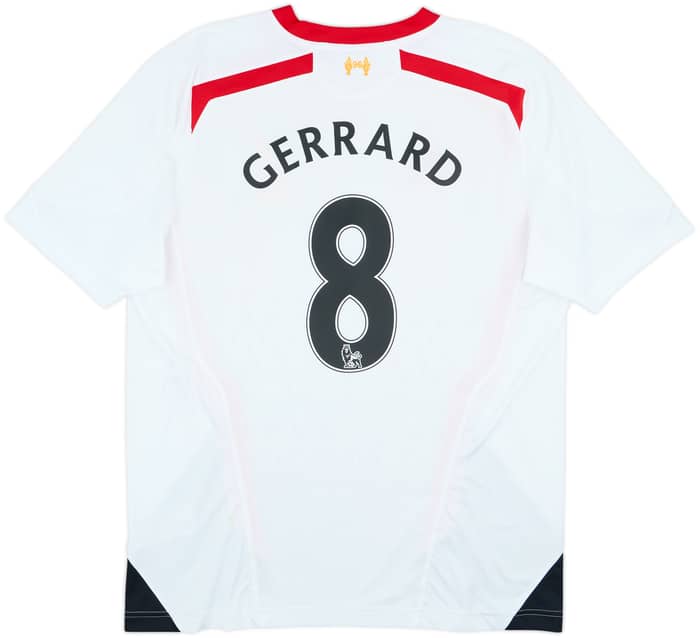 2013-14 Liverpool Away Shirt Gerrard #8 - 6/10 - (XL)