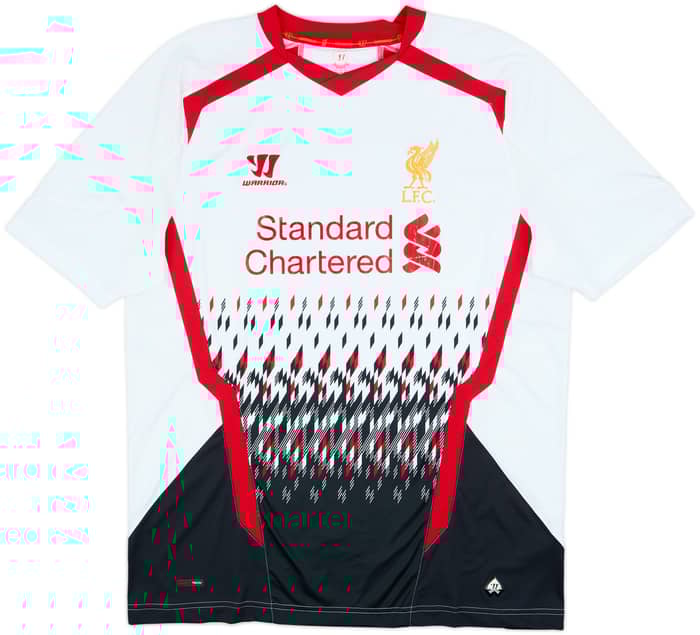 2013-14 Liverpool Away Shirt Gerrard #8 - 6/10 - (XL)