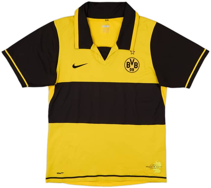 2007-08 Borussia Dortmund Home Shirt Valdez #9 - 6/10 - (L)