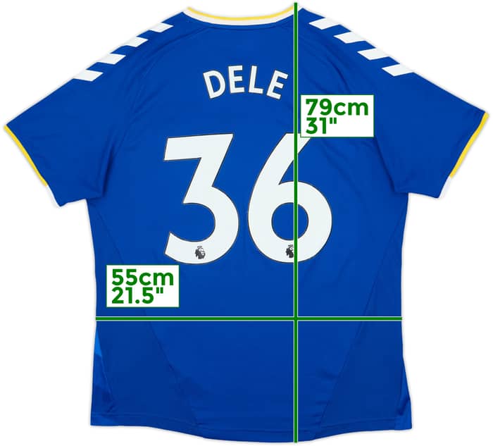 2021-22 Everton Home Shirt Dele #36 - 8/10 - (XL)