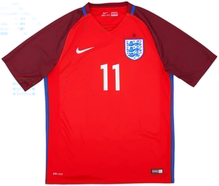 2016-17 England Away Shirt Vardy #11 - 8/10 - (M)