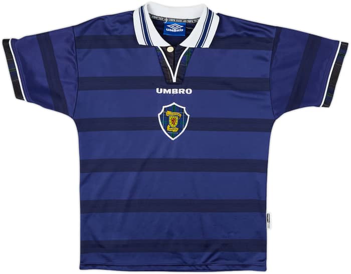 1998-00 Scotland Home Shirt - 8/10 - (Y)