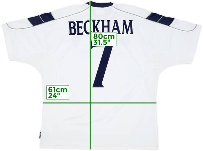 1999-00 Manchester United Third Shirt Beckham #7 - 7/10 - (XXL)