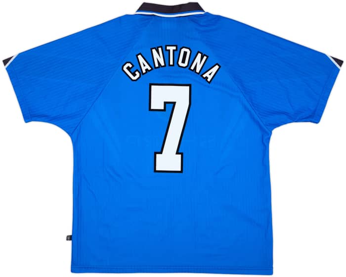 1996-98 Manchester United Third Shirt Cantona #7 - 8/10 - (XL)