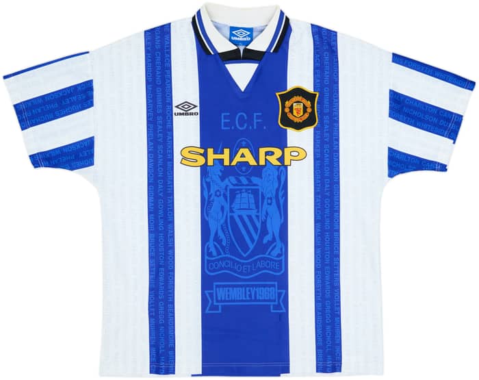 1994-96 Manchester United Third Shirt Beckham #24 - 8/10 - (XL)