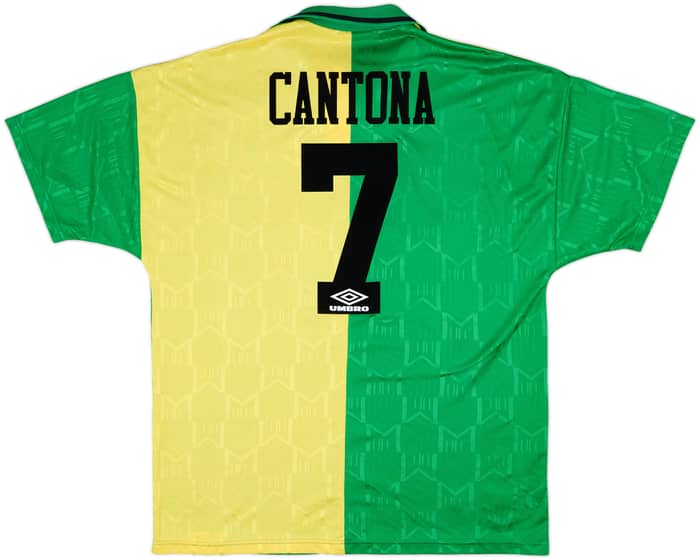 1992-94 Manchester United Third Shirt Cantona #7 - 8/10 - (XL)