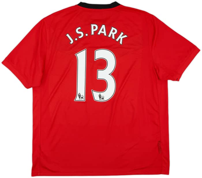 2009-10 Manchester United Home Shirt J.S.Park #13 - 8/10 - (XL)
