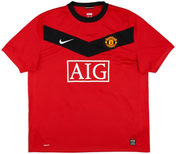 2009-10 Manchester United Home Shirt J.S.Park #13 - 8/10 - (XL)