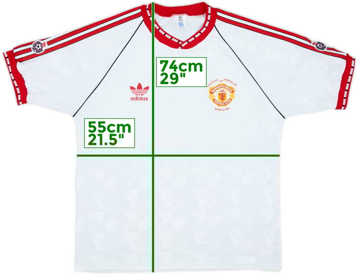 1991 Manchester United ECWC Shirt - 9/10 - (L/XL)