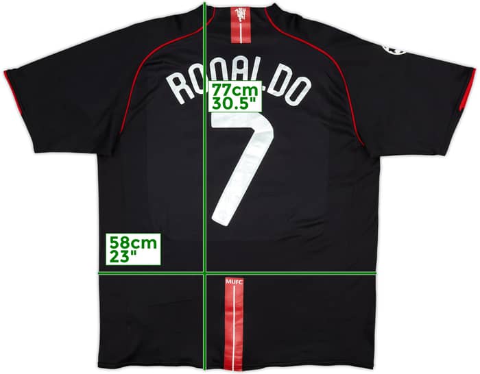 2007-08 Manchester United Away Shirt Ronaldo #7 - 8/10 - (XL)