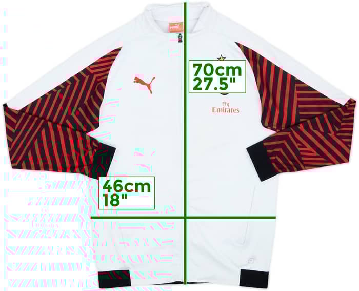 2018-19 AC Milan Puma Track Jacket - 5/10 - (S)
