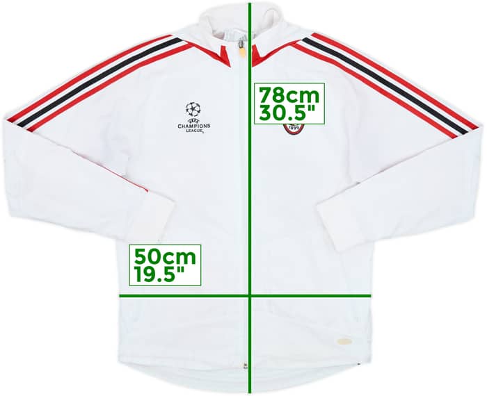 2008-09 AC Milan adidas Track Jacket - 6/10 - (M)