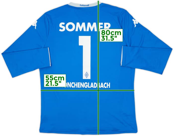 2014-15 Borussia Monchengladbach GK Shirt Sommer #1 - 6/10 - (XL)