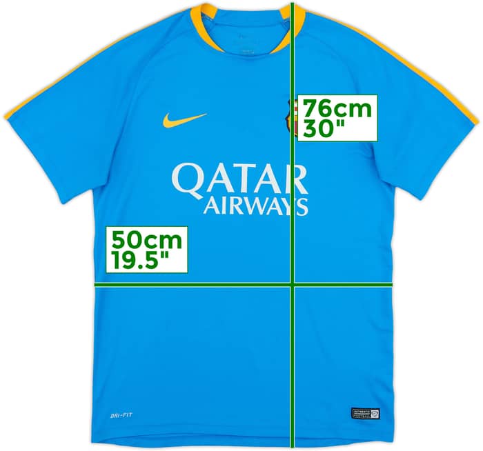 2015-16 Barcelona Nike Training Shirt - 5/10 - (L)