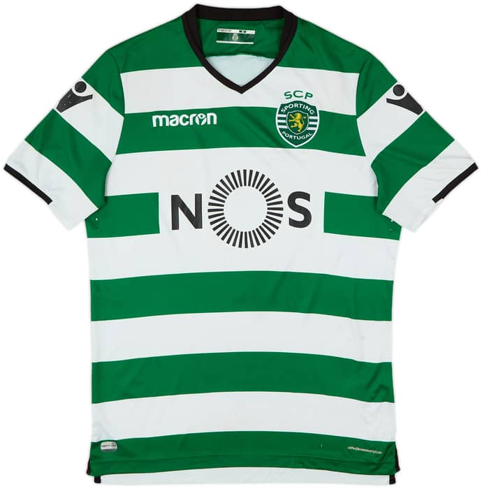 2017-18 Sporting CP Home Shirt - 5/10 - (M)
