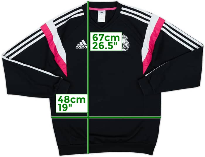 2014-15 Real Madrid adidas Sweat Top - 6/10 - (S)