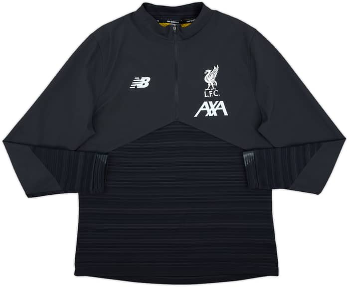 2019-20 Liverpool New Balance 1/4 Zip Training Top - 8/10 - (L)
