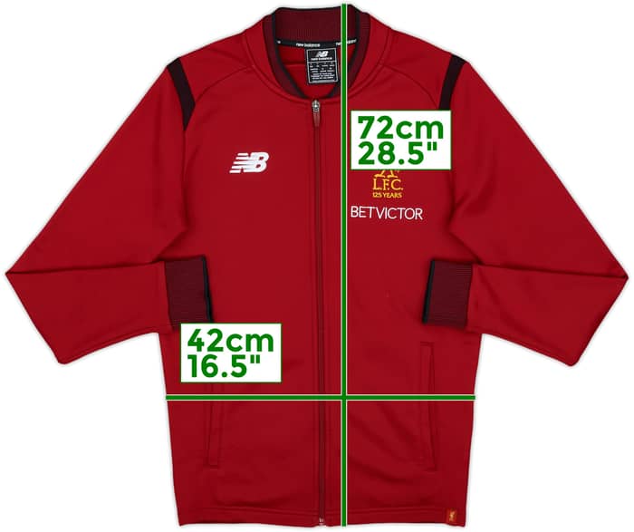 2017-18 Liverpool New Balance Track Jacket - 8/10 - (S)