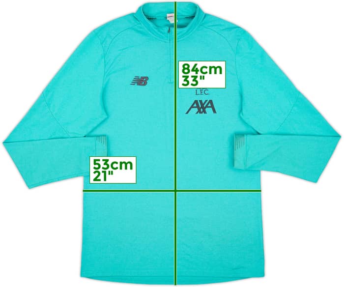 2019-20 Liverpool New Balance 1/4 Zip Training Top - 7/10 - (XL)