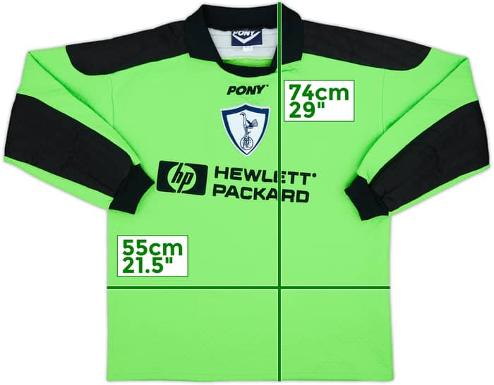 1995-96 Tottenham GK Shirt - 8/10 - (M)