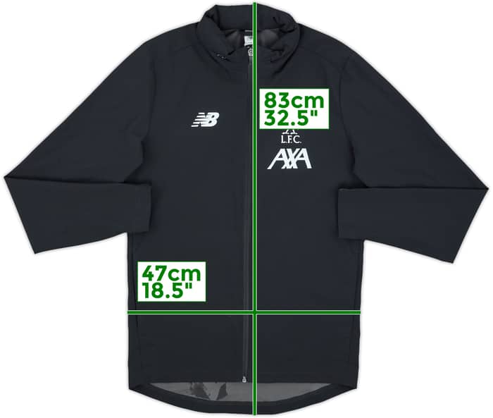 2019-20 Liverpool New Balance Hooded Rain Jacket - 8/10 - (S)