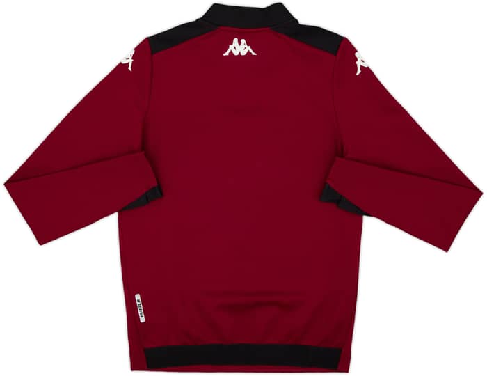 2021-22 Aston Villa Kappa 1/4 Zip Drill Top - 8/10 - (L.Boys)