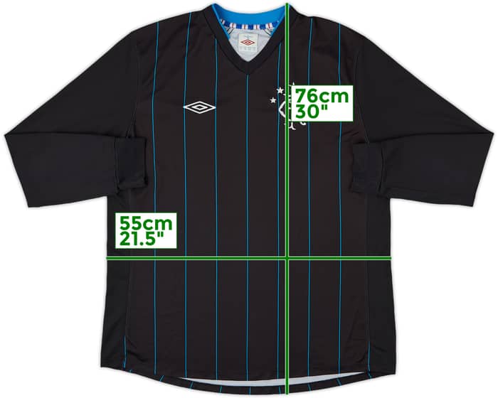 2012-13 Rangers Third L/S Shirt - 8/10 - (XL)