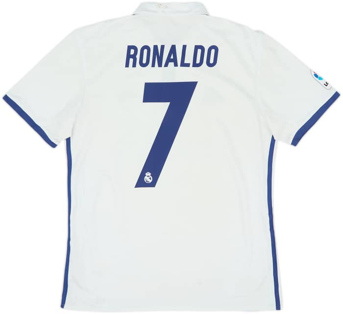 2016-17 Real Madrid Home Shirt Ronaldo #7 - 5/10 - (M)