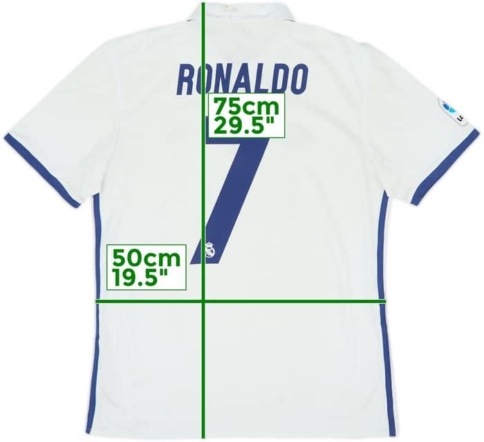 2016-17 Real Madrid Home Shirt Ronaldo #7 - 5/10 - (M)