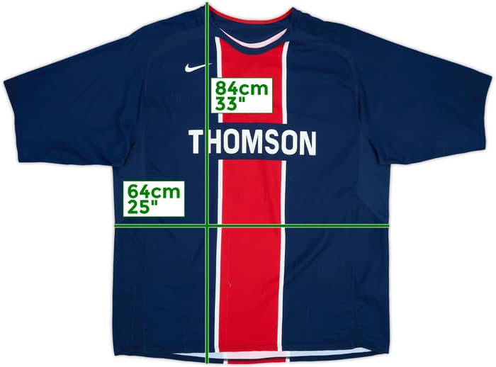2005-06 Paris Saint-Germain Home Shirt - 7/10 - (XXL)