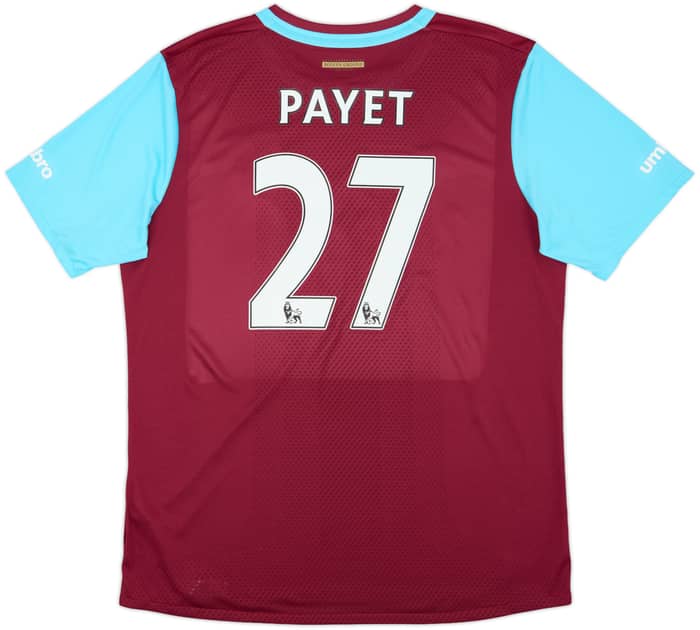 2015-16 West Ham 'Boleyn' Home Shirt Payet #27 - 7/10 - (XL)