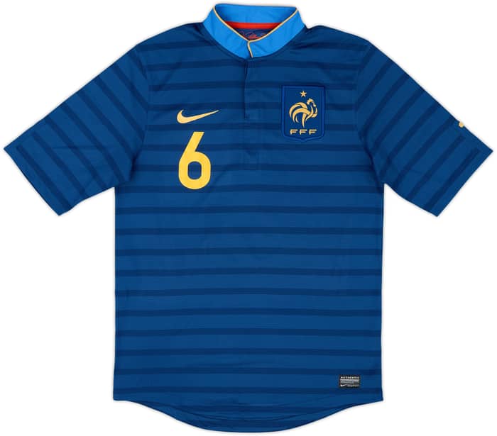 2012-13 France Home Shirt Pogba #6 - 8/10 - (S)